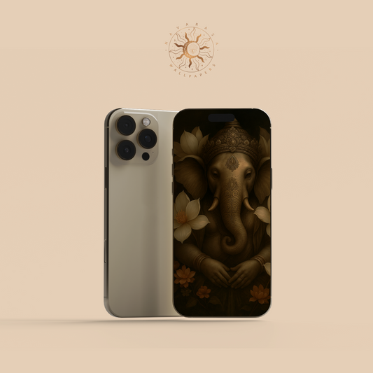 Ganesha light wallpaper